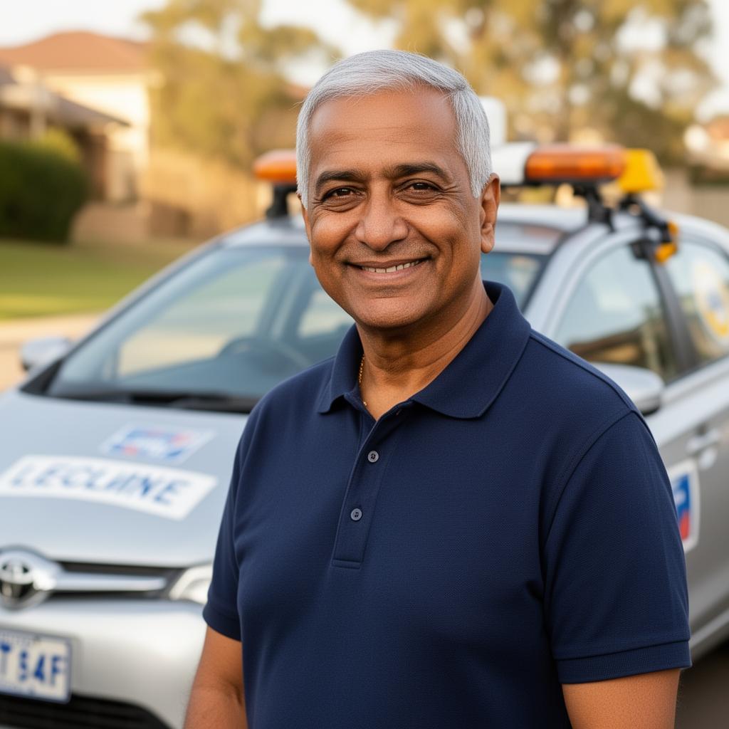 Sunil Shah, lead instructor at HARI Driving School